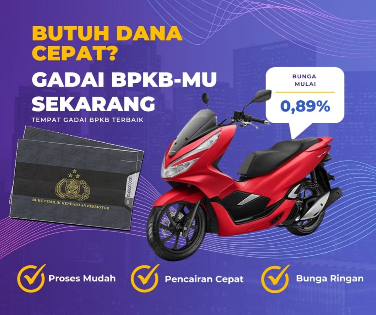 Pinjaman Dana Jaminan Bpkb Motor Honda Pcx 150 Dapat Pinjaman Berapa? Seperti Ini Simulasinya
